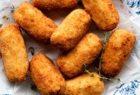 Crispy Ricotta Chicken Croquettes Recipe for Entertaining