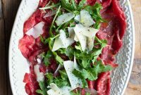 Classic Beef Carpaccio Recipe: Thin-Sliced Steak with Lemon & Parm