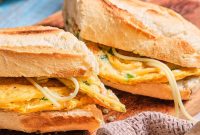 Cameroonian Spaghetti Omelette Sandwich Recipe