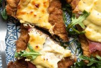Parmesan-Cream Breaded Veal Cutlets Recipe
