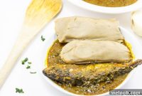 Kwacoco and Banga Soup: Traditional Ghanaian Palm-Nut Meal Recipe