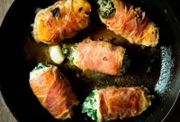 Prosciutto-Wrapped Chicken Involtini with Spinach and Ricotta