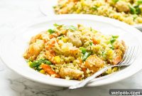 African-Style Chicken and Shrimp Fried Rice Recipe