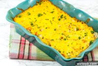 Cheesy Baked Chicken and Rice Casserole + Giveaway