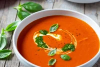 Creamy Roasted Red Pepper Soup Recipe — Rich, Low-Calorie Flavor