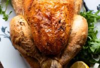 Citrus-Roasted Lemon Chicken with Crispy Skin and Herbs