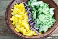 Refreshing Cucumber and Mango Salad with Lime & Mint