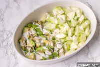 Refreshing Cucumber and Avocado Salad with Lemon Dill Dressing