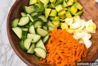 Avocado and Egg Breakfast Salad with Lemon Vinaigrette