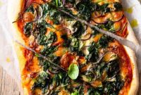 Gorgonzola, Spinach & Red Onion Pizza Recipe