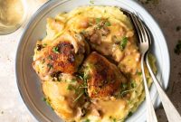 Creamy Tuscan Chicken with Garlic and Pancetta