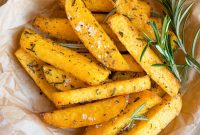 Crispy Oven-Baked Polenta Fries with Garlic Parmesan Dip