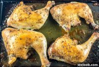 Crispy Oven-Baked Chicken Leg Quarters With Garlic Herb Rub