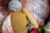 Classic Southern Lemon Pound Cake Recipe with Zesty Glaze