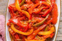 Peperonata: Slow-Simmered Bell Peppers in Tomato Sauce