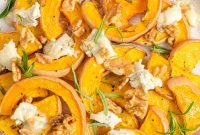 Roasted Butternut Squash with Gorgonzola and Walnuts