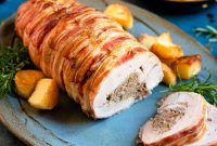 Sausage and Chestnut Stuffed Turkey Breast Recipe