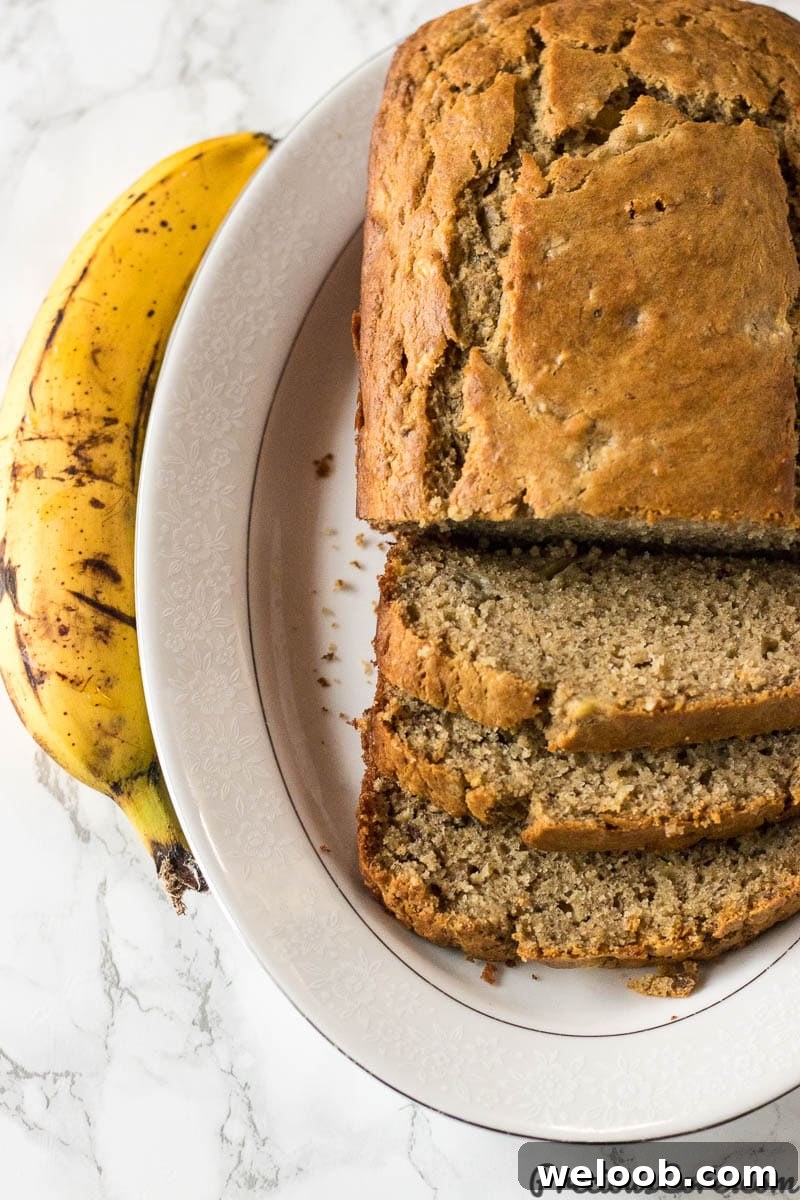 Easy Moist Banana Bread Recipe