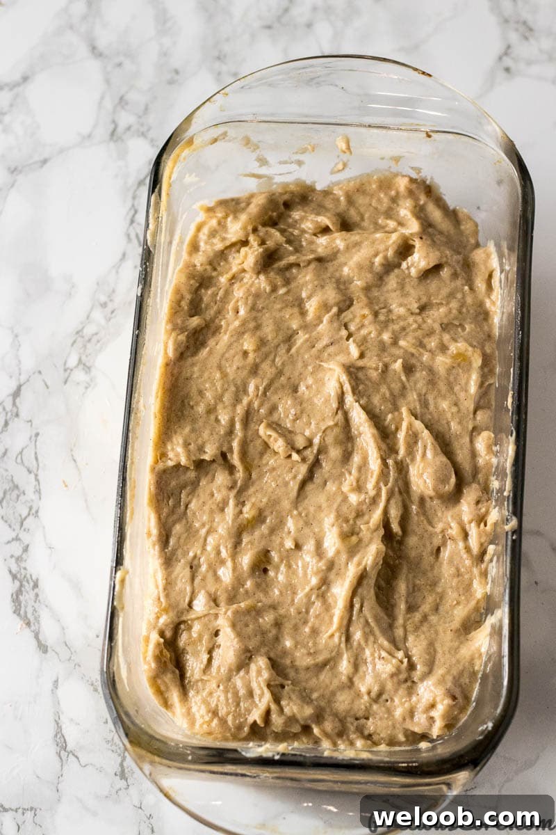 Loaf Pan for Easy Moist Banana Bread Recipe