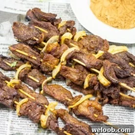 cameroonian soya West African kebabs