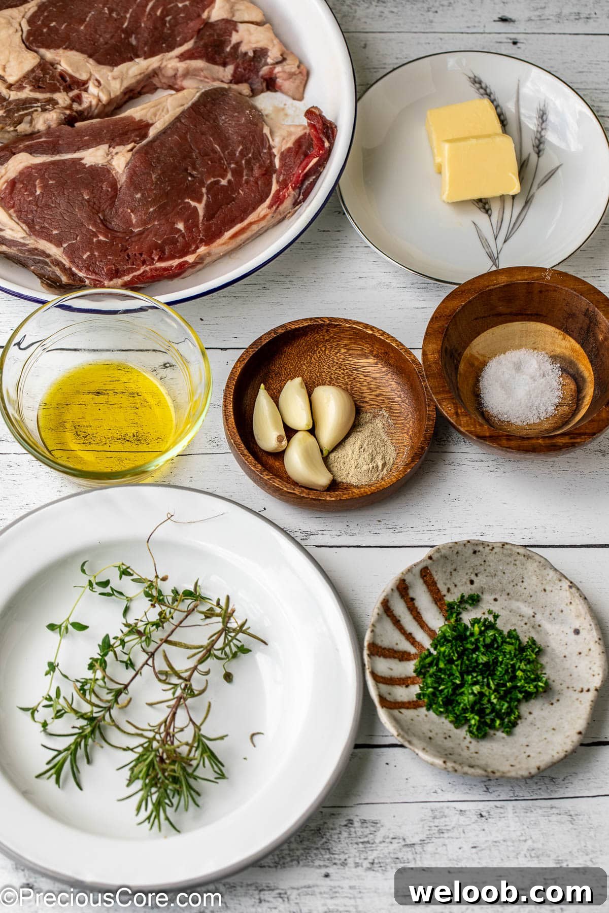 Perfect Pan-Seared Ribeye Steak with Crispy Crust and Juices 4 Ingredients for pan seared steak.