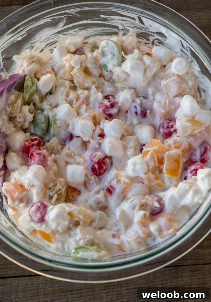 tossed ambrosia salad