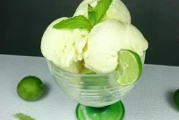 Mint and Key Lime Ice Cream Recipe: Refreshing Citrus-Mint Gelato