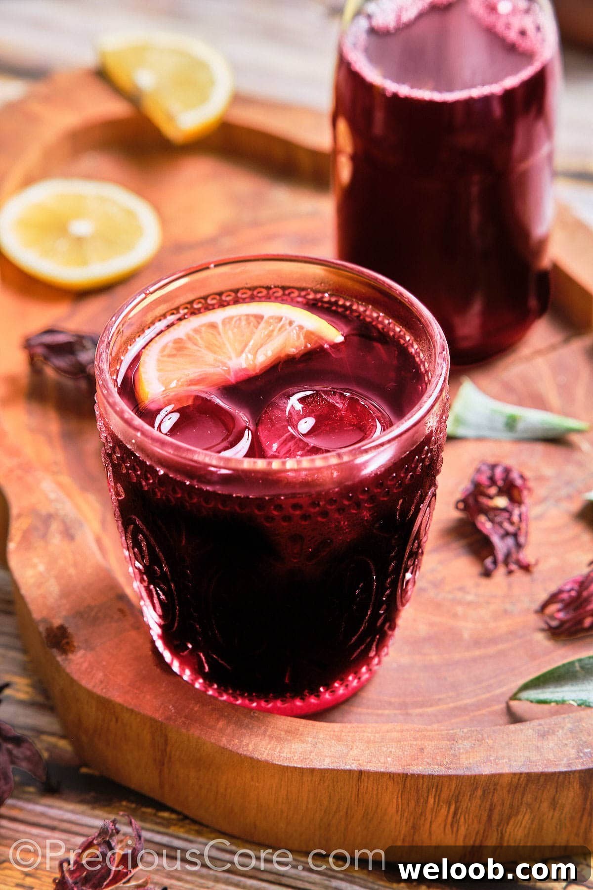 Folere drink in a glass.