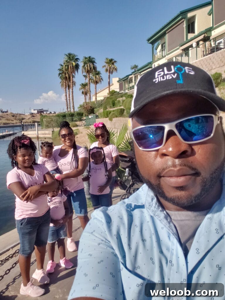 My family of 7 at London Bridge Lake Havasu