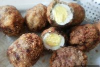 Scotch Eggs Wrapped in Savory Meat Coating