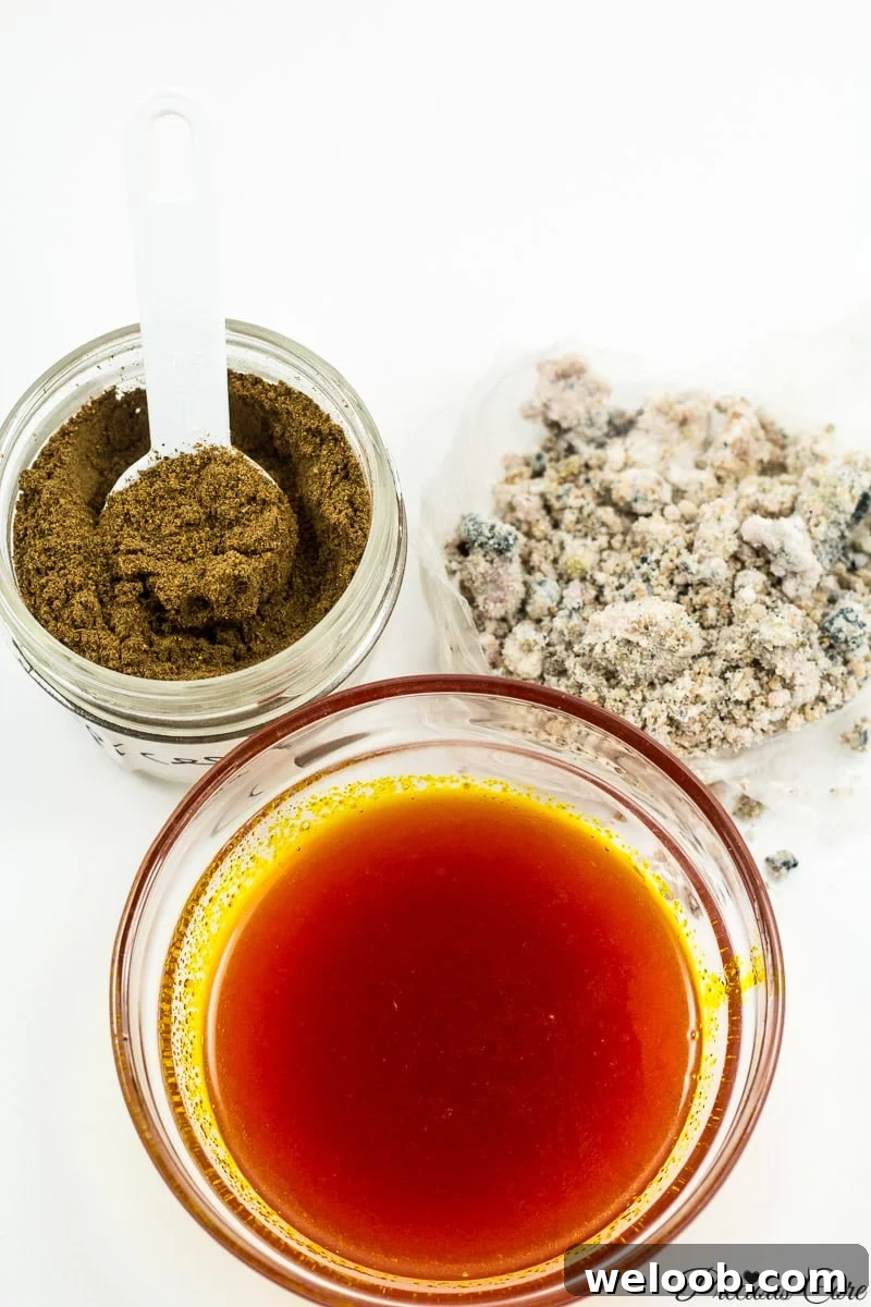 Ingredients for achu soup