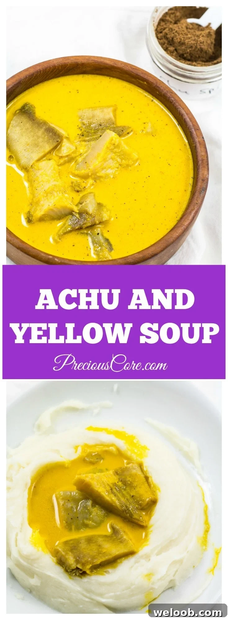 Achu and Yellow Soup