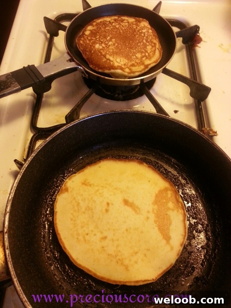 Flipping a pancake