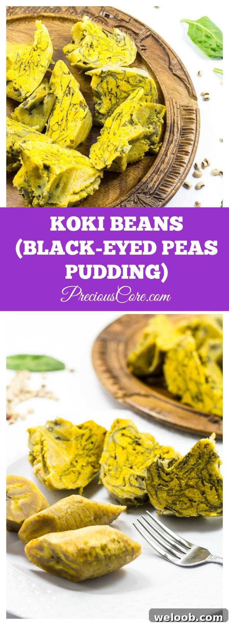 Koki beans (blackeyed peas pudding) - Precious Core