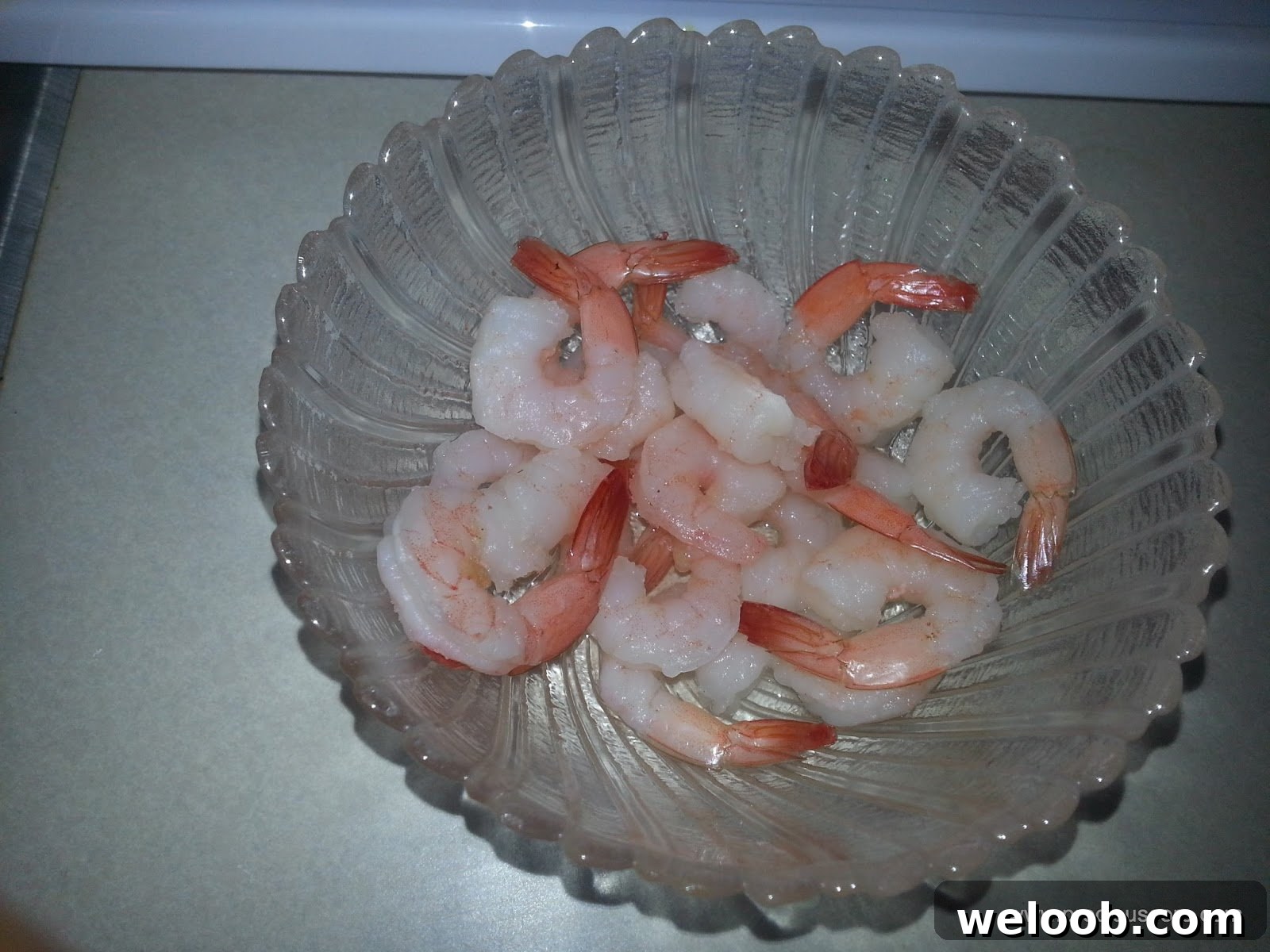 Shrimps and vegetables