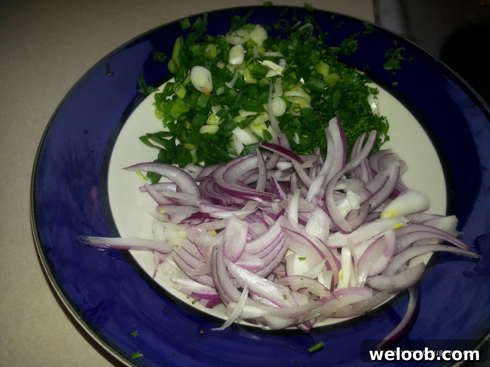 Chopped onions