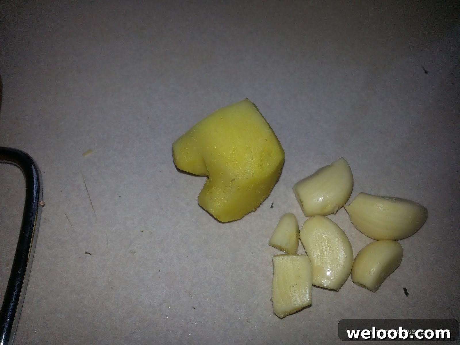 Garlic and ginger paste
