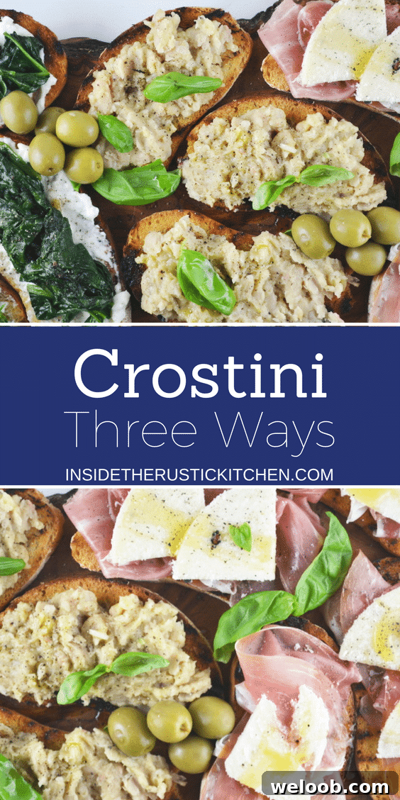 crostini three ways www.insidetehrustickitchen.com