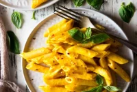 Creamy Roasted Butternut Squash Pasta with Sage and Parmesan
