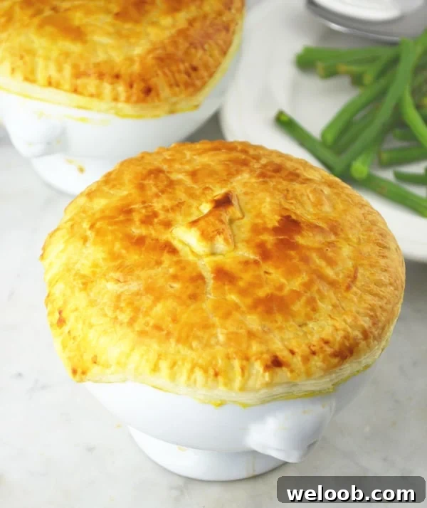chicken and mushroom pies www.insidetherustickitchen.com