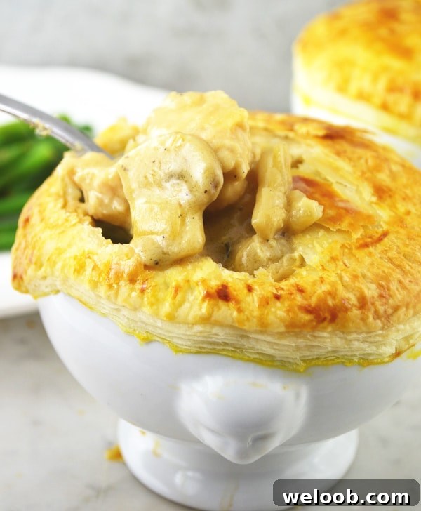 chicken and mushroom pies www.insidetherustickitchen.com