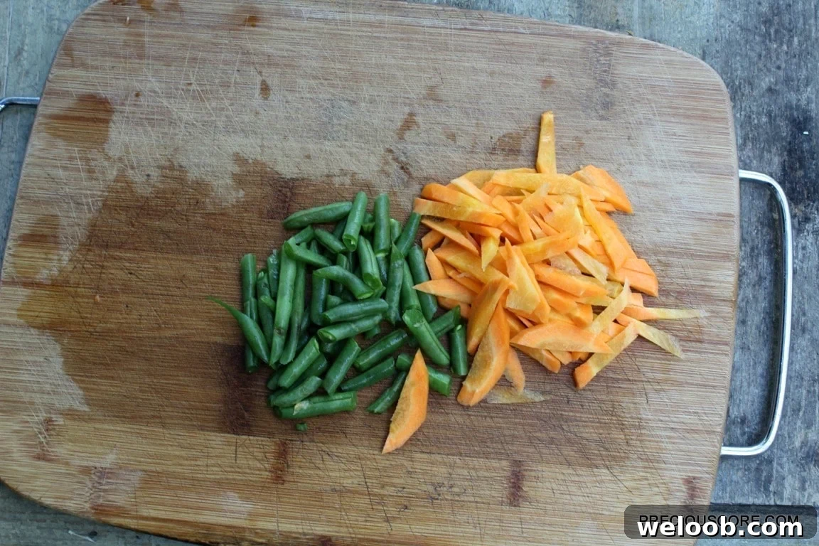 chopped-carrots-and-green-beans