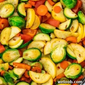 Sauteed vegetables in a braiser