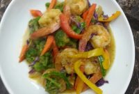 Garlic Shrimp and Vegetable Stir-Fry with Soy Ginger Glaze
