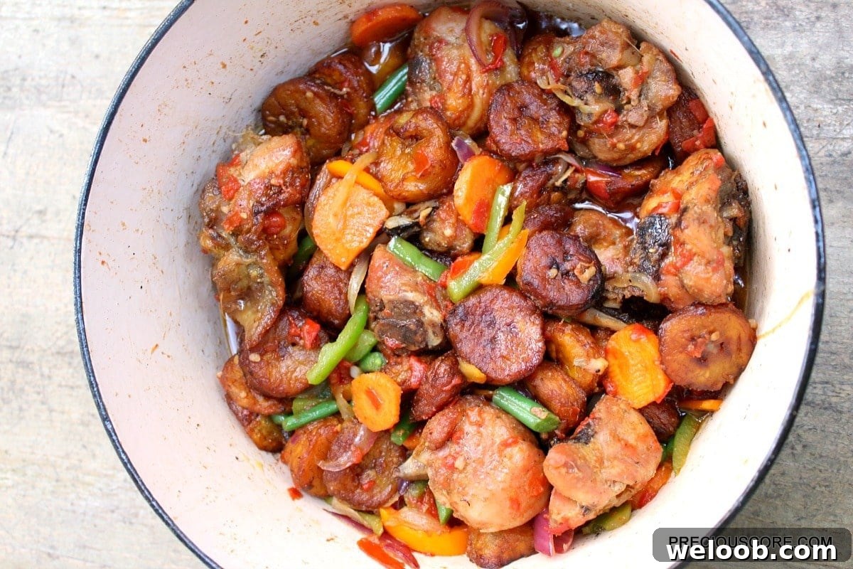Poulet DG Recipe: How to Make Cameroon’s Classic Chicken Dish 2 Poulet DG, chicken and plantains Central African Dinner