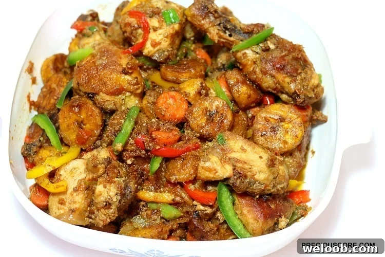 Poulet DG Recipe: How to Make Cameroon’s Classic Chicken Dish 17 Poulet dg in a bowl.