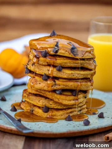 Square image of pancakes.