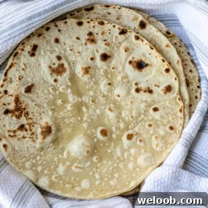 Shawarma bread on linen.
