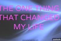 How One Habit Transformed My Life Forever