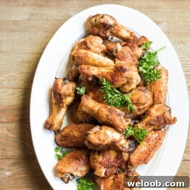 super crispy epic oven grilled chicken wings